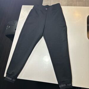 Nike pro warm joggers